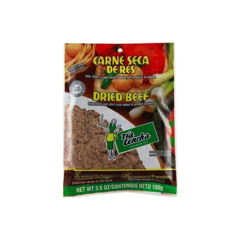 Chilorio De Res Tía Lencha Pack 3 Unidades 100g Cada Bolsa