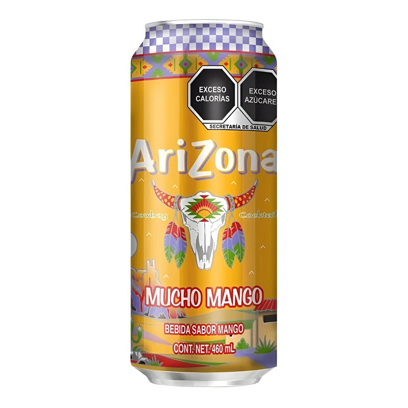 Bebida Arizona Sabor Mango 460 Ml 6 Pzs