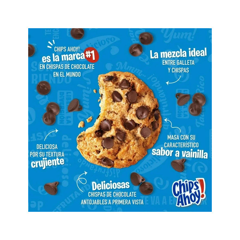 Galletas Chips Ahoy! Nabisco Con Chispas De  Chocolate 993 G