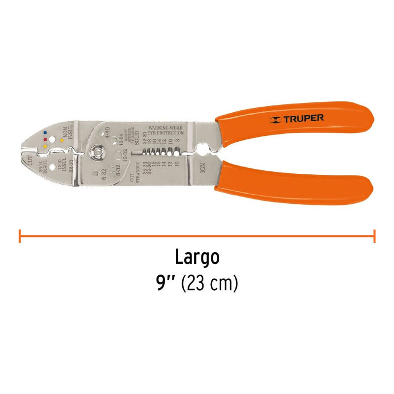 Pinza Pelacables 9' Truper 17353
