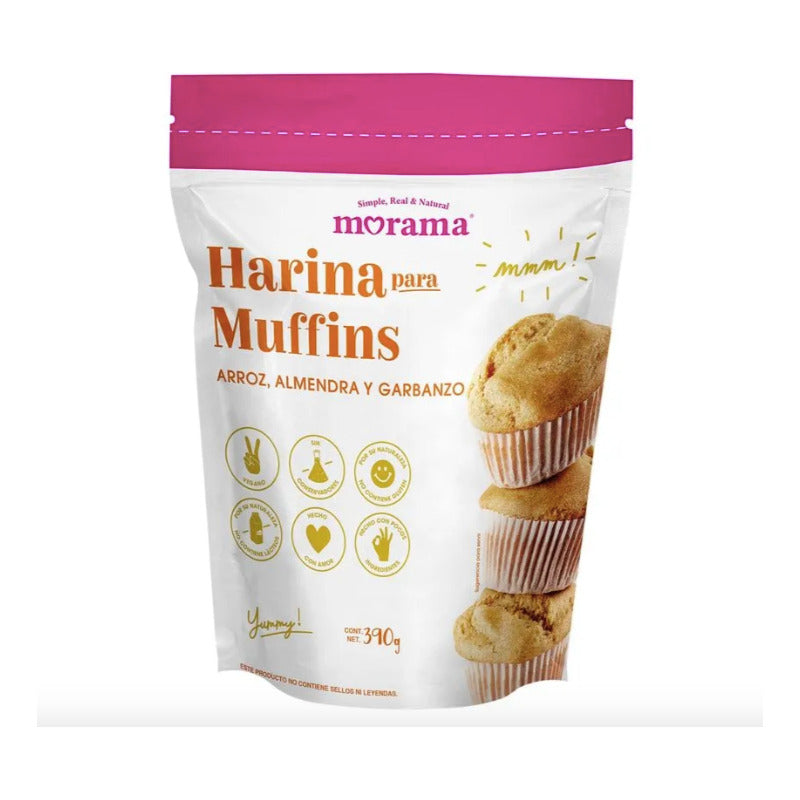 Harina Para Muffins Morama 3 Piezas De 390gr