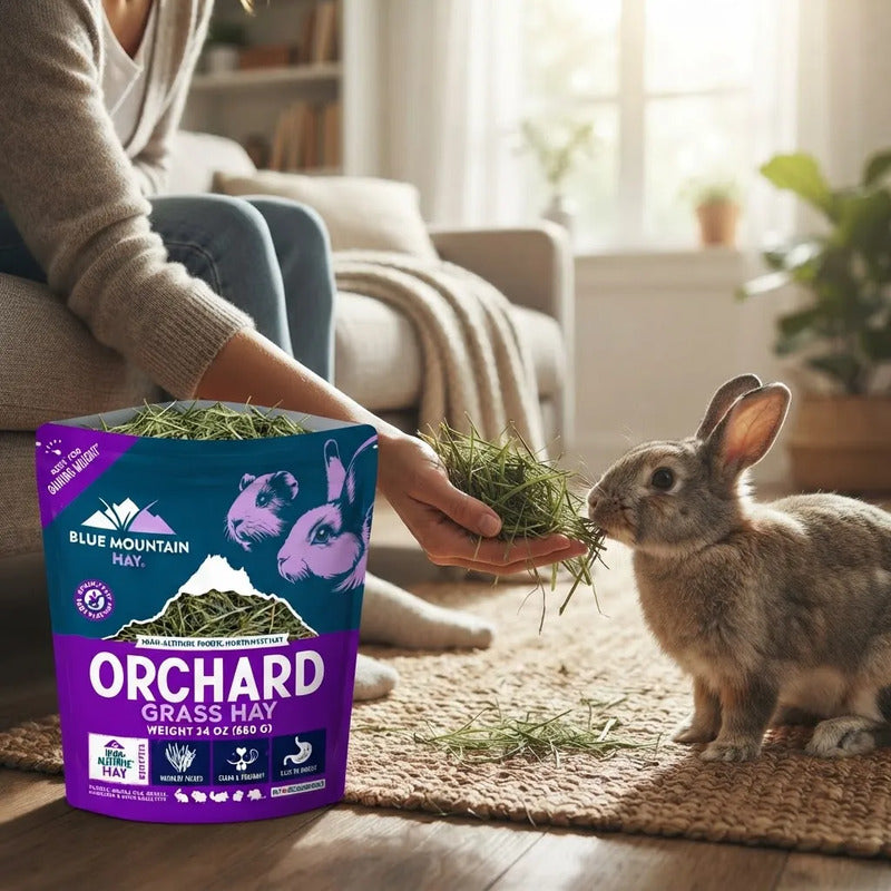 Blue Mountain Hay Heno Orchard Para Pequeños Mamíferos 680 G