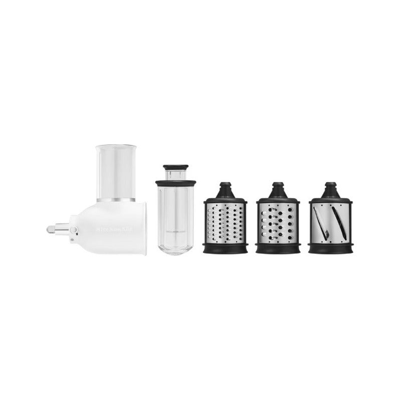 Rallador Y Rebanador Blanco Kitchenaid Para Batidora De Pie Rojo