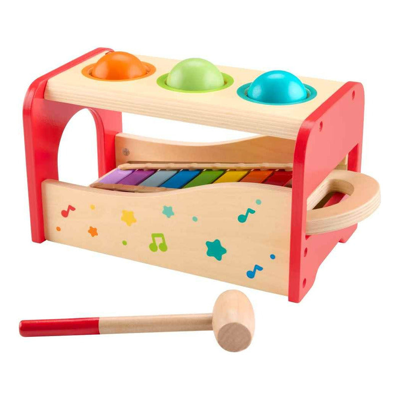 Fisher-price Juguete Mesita Actividades Sorpresa De Madera Color Multicolor