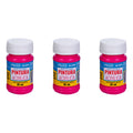 Pintura Acrílica Alta Calidad Color Fiusha 3 Pz De 35ml Fiusha