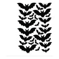 Murciélagos De Papel Color Negro Varios Tamaños 84pz
