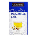 Te Manzanilla Anis Golden Hills 25gr (6 Cajas 25 Sobres C\u)