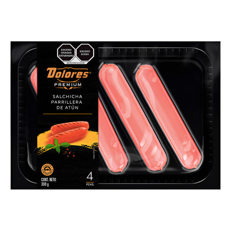 Atún Dolores Salchicha Parrillera De Atún 1 Paquete De 360gr