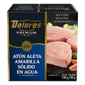 Lomo De Atún Solido En Agua Dolores 3 Piezas De 140gr