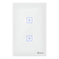 Apagador Wi-fi De Pared  Doble Steren Shome-110 10 A 110v Blanco