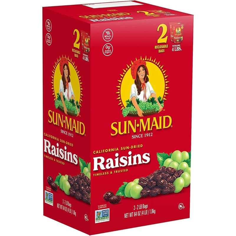 Sun Maid Pasas De California Deshidratadas 2 Cajas