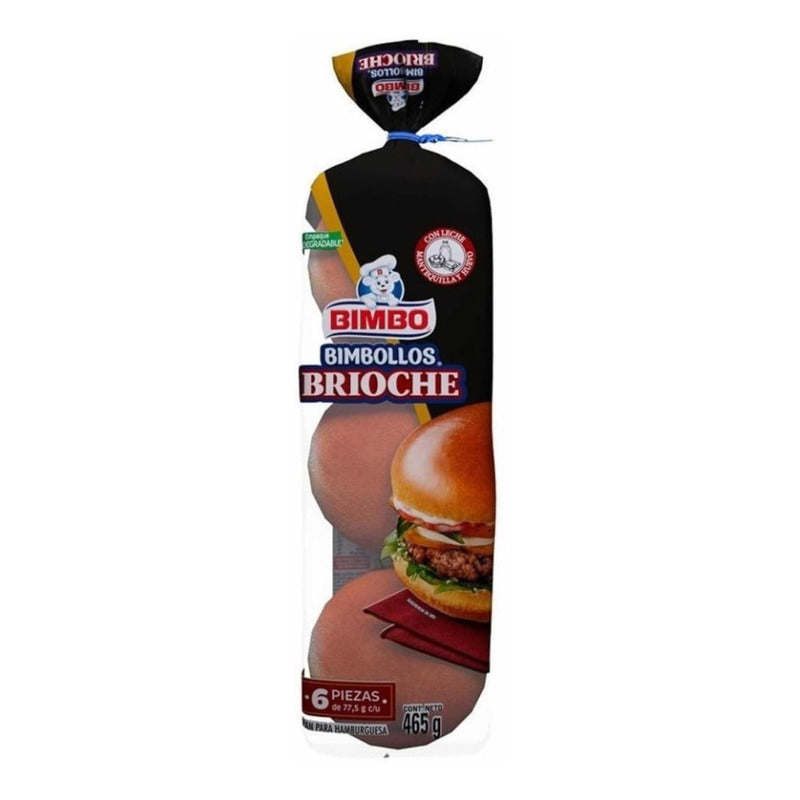Pan Hamburguesa Bimbollos Brioche 10 Paquetes