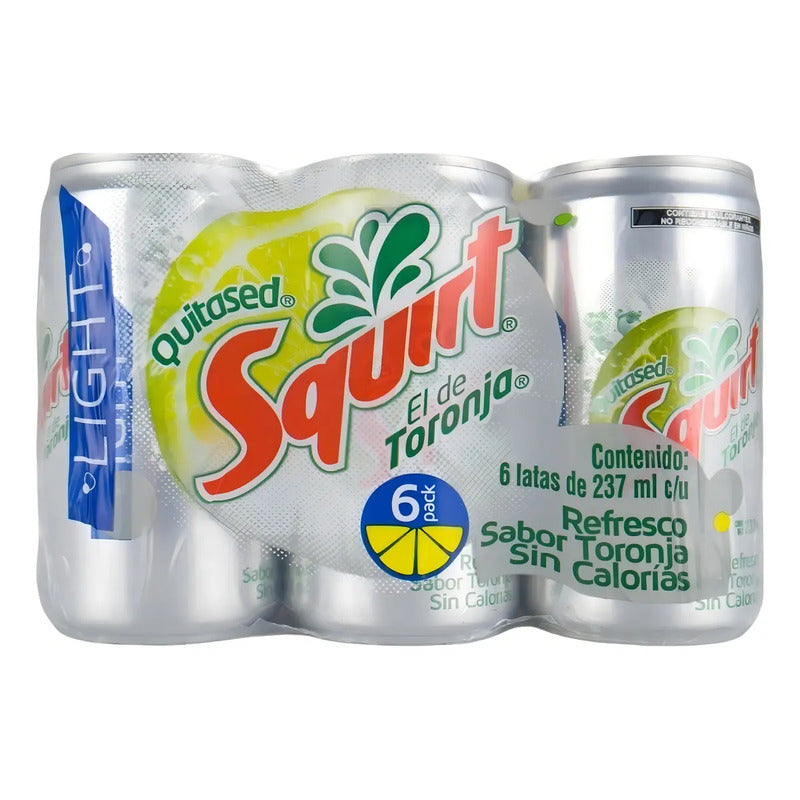 Refresco Squirt Toronja Light 6 Pack 237ml