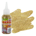 Pegamento Con Diamantina Oro 50ml 4pz Oro