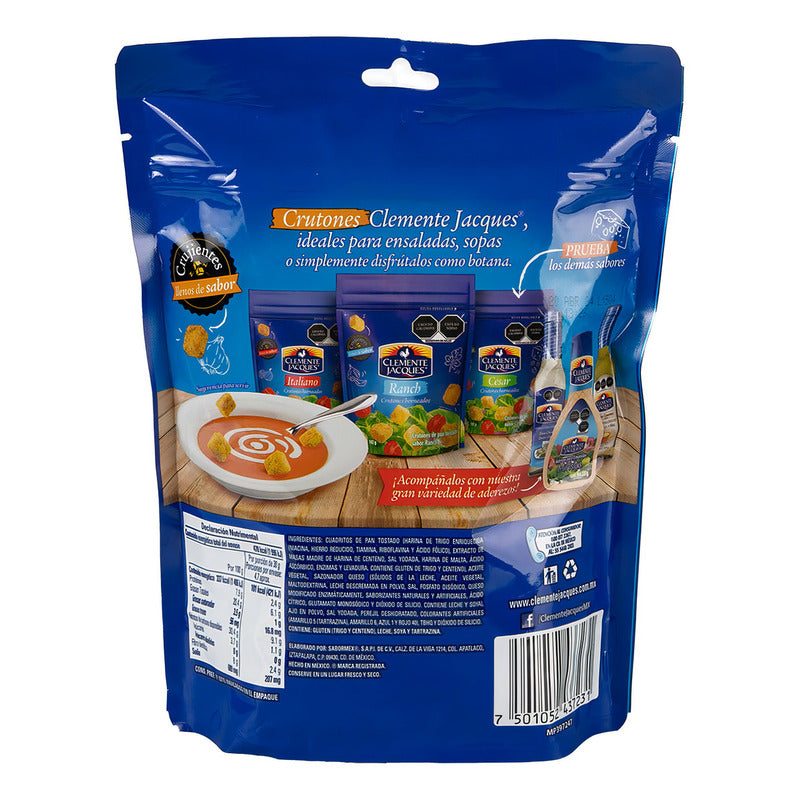 Crutones Clemente Jacques Queso Y Ajo 142g
