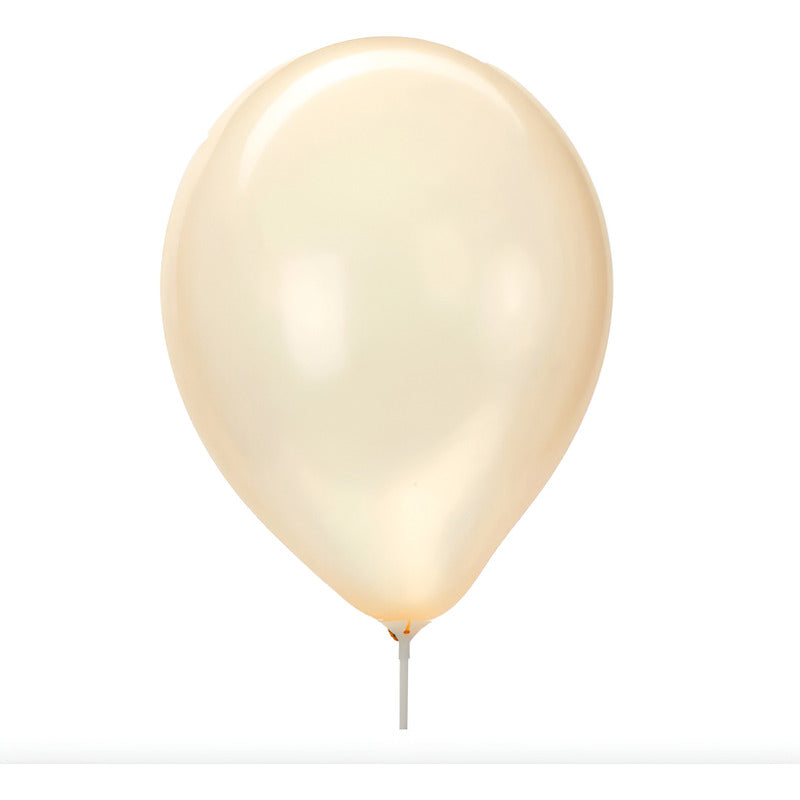 Globos Aperlados Color Oro De 13cm Paquete De 120pz Oro