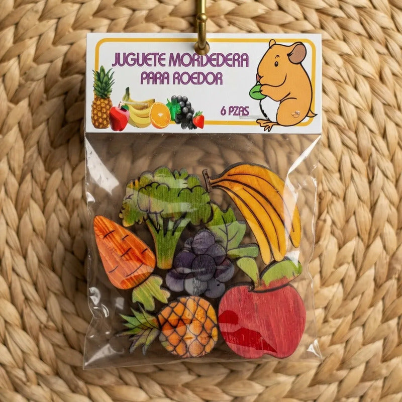 Yolcame Masticables De Frutas Pequeños Mamíferos, 6 Piezas