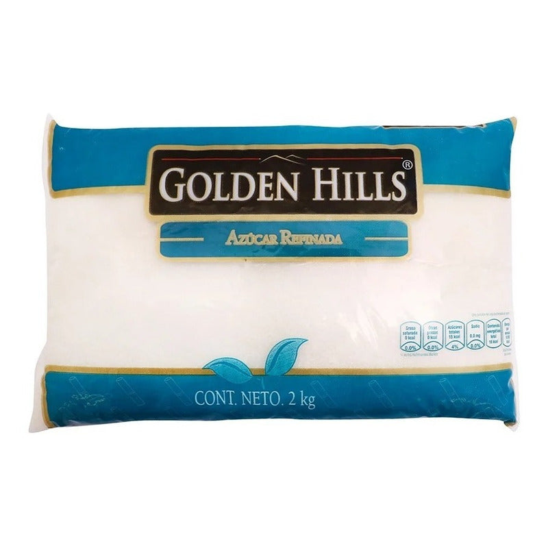 Azucar Refinada Golden Hills Pieza 2000 Grs 2 Pack Ipg