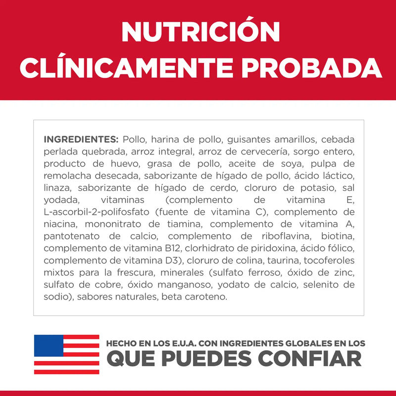 Alimento Seco Para Perro Adulto Hill's Science Diet Piel Y Estómago Sensible De Pollo 13 Kg
