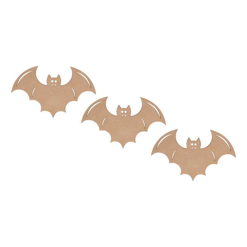 Halloween Figurita Decorativa Murcielago De 12cm 3pz