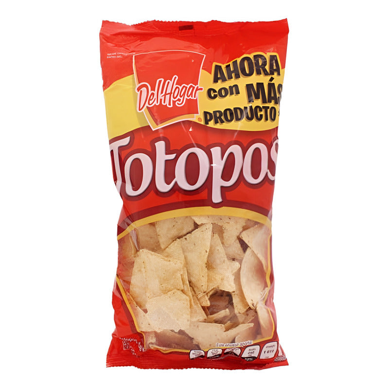 4 Pzas Totopos Del Hogar 320 G