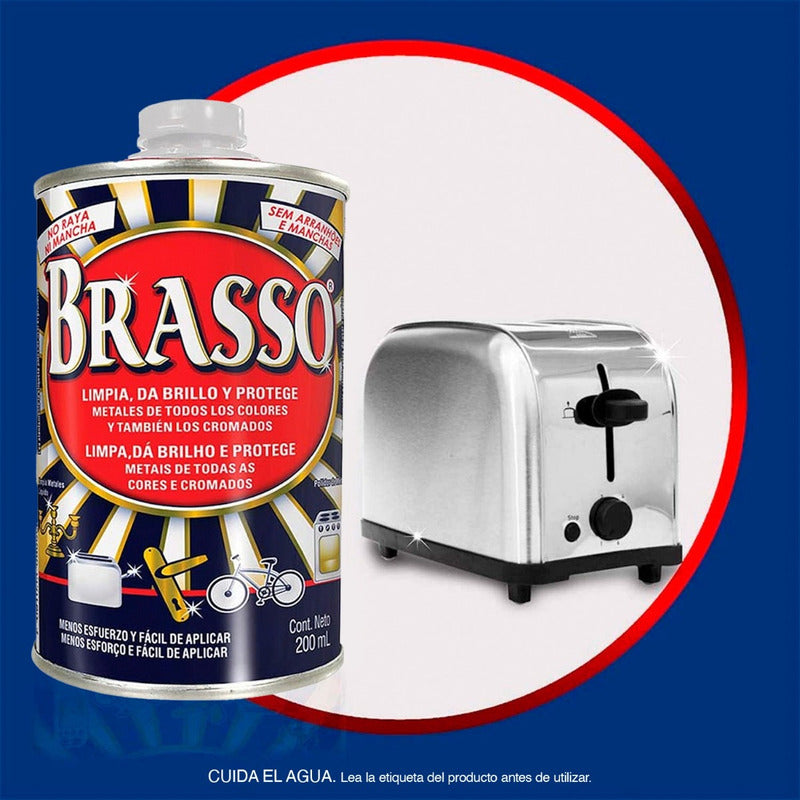 Brasso® Líquido Limpia Metales De 200 G