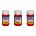 Pintura Acrílica Alta Calidad Color Vino Rojizo 3 Pz De 35ml Vino Rojizo