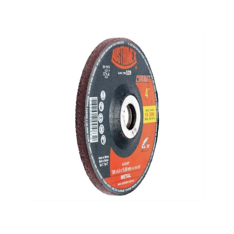 Disco De Desbaste Para Metal 4 Pulgadas  3 Pz