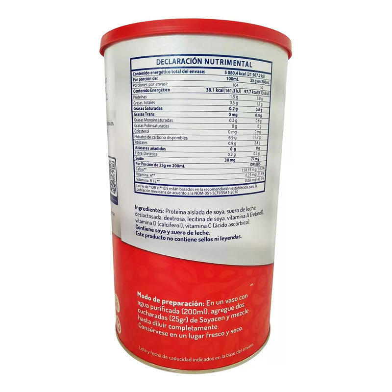 Soyacen Bebida De Soya En Polvo 1.3 Kg