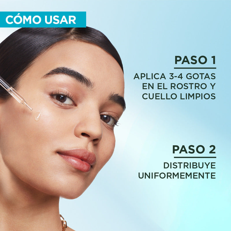 Sérum Anti Imperfecciones Garnier Express Aclara, Con Concentrado De Vitamina C, Ácido Salicílico Y Niacinamida Que Reduce Manchas En Piel Grasa 30 Ml Día/noche
