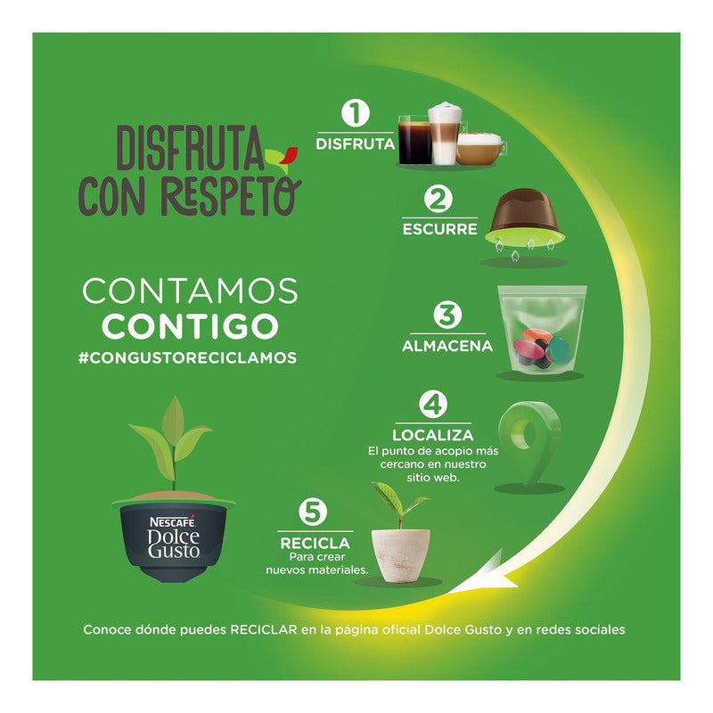 Nescafé Dolce Gusto Té Chai Latte | Polvo Para Preparar Bebidas | Caja De 16 Cápsulas