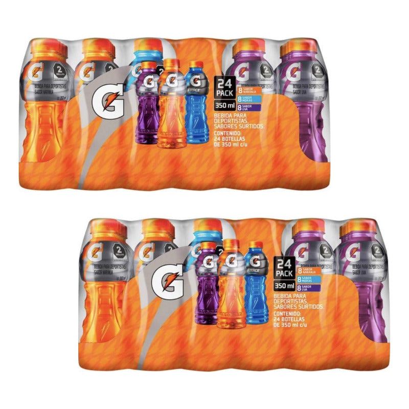 Gatorade 350ml Con 24pzas (2piezas)