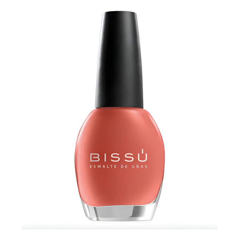 Esmalte De Uñas Bissú Color Salmon 6 Piezas De 15ml Salmón