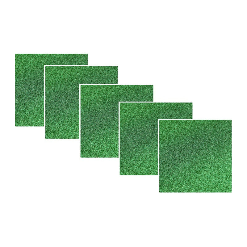 Hoja De Fomi Diamantado Color Verde De 23x30cm 5 Piezas