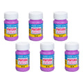 Pintura Acrílica Alta Calidad Color Violeta 6 Pz De 35ml Violeta