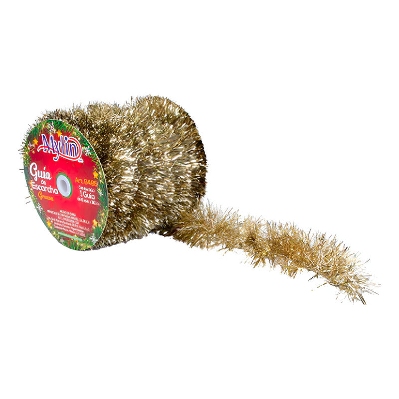 Escarcha Metálica Color Champaña 1 Carrete De 9cm X 30m