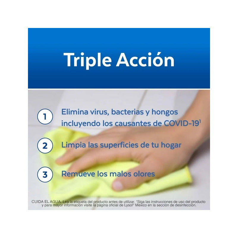 Lysol Triple Poder Desinfectante Cítrico 6 L