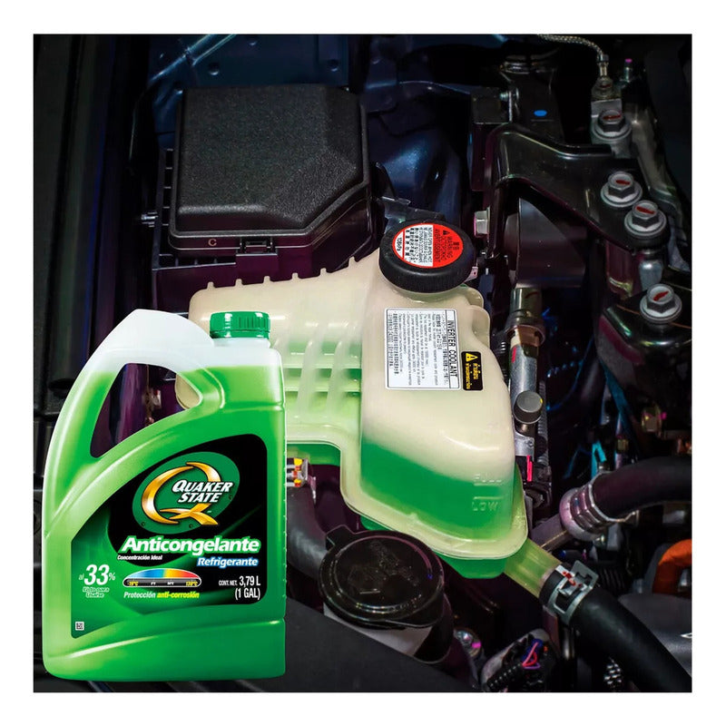 Anticongelante Refrigerante Quaker State De 5 L Verde Para Carro/camioneta