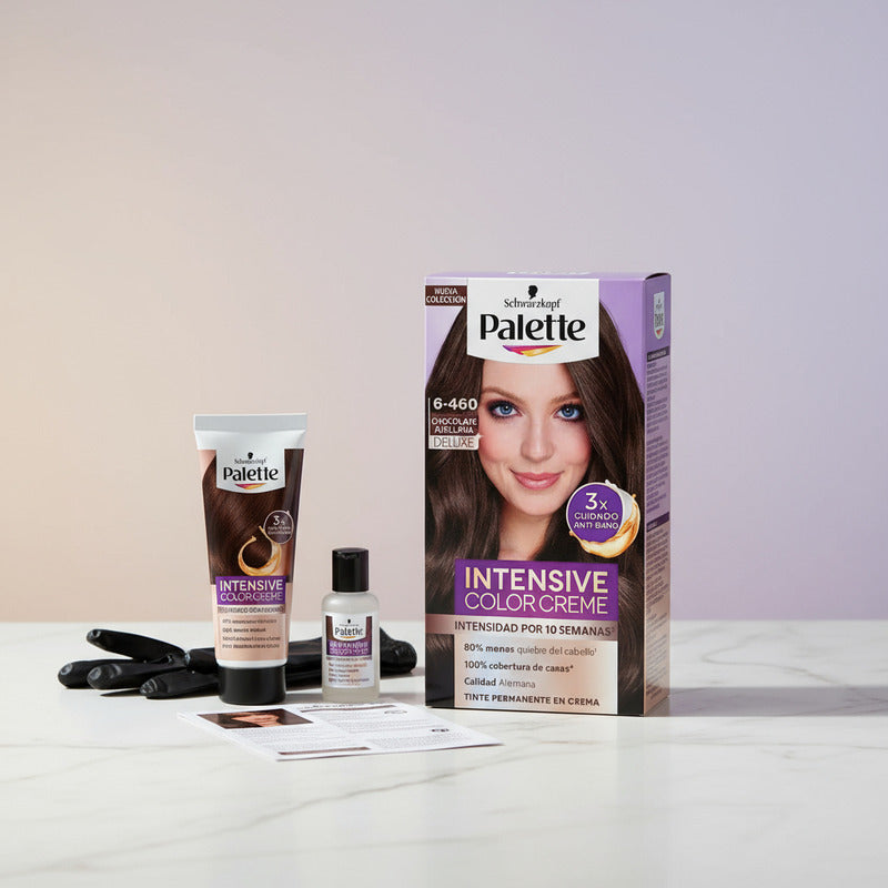 Tinte P/ Cabello Palette 6-460 Chocolate Avellana 4pz D 50ml 6-460 Chocolate Avellana