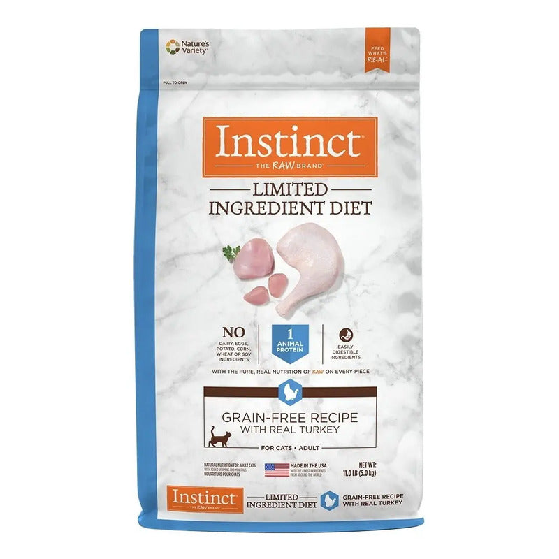 Croquetas Instinct Lid Pavo 5 Kg Para Gatos