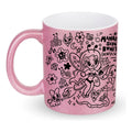 Taza Karol G (modelos) Rosa Mañana Glitter