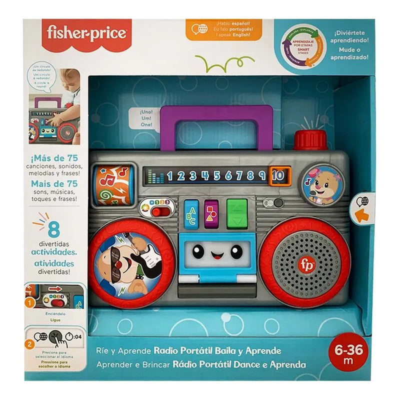 Juguete Parlante Fisher Price Radio Portatil