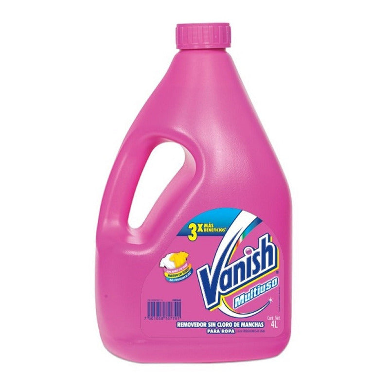 2 Pzas De Vanish Multiuso Pink Líquido 4l