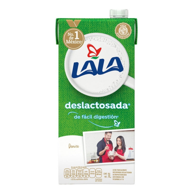Lala, Leche Deslactosada, 12 Piezas De 1l Ts