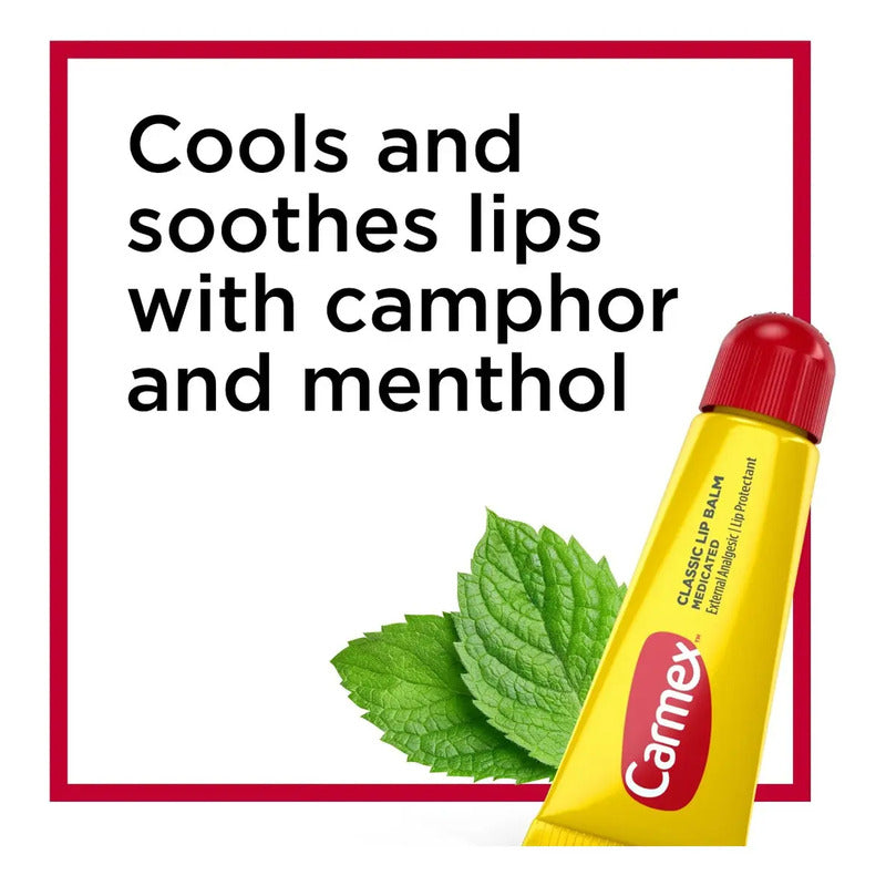 Carmex Bálsamo Labial Classic, Tubo 10 G, Original