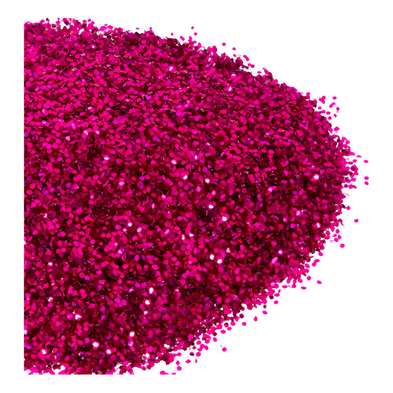 Diamantina Del #1 Color Fiusha Metalico De 1mm 12 Pzs De 50g Fucsia