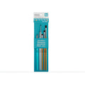 Set De Pinceles Pen+gear Mangos De Madera 7 Piezas Café