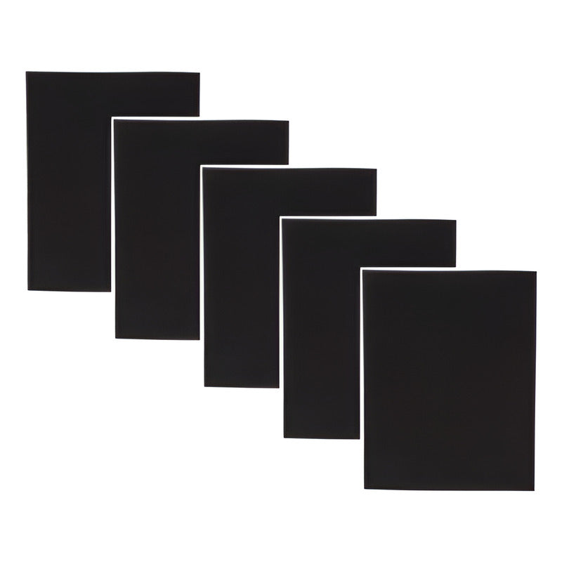 Placa De Fomi Color Negro 10 Piezas De 21x27cmx2mm