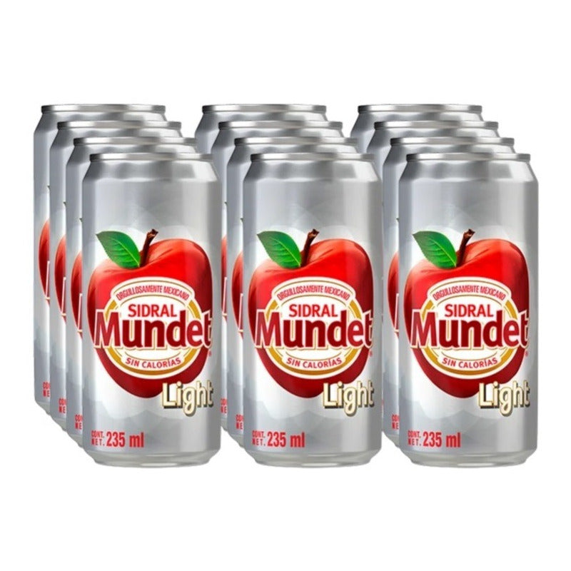 Refresco Mini Sidral Mundet Light De 235ml (12piezas)
