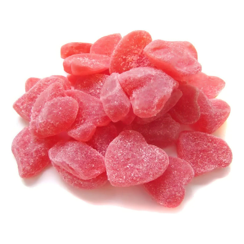Gomitas De Corazón Rojo Grande Sabor Fresa 1 Kg Acidul